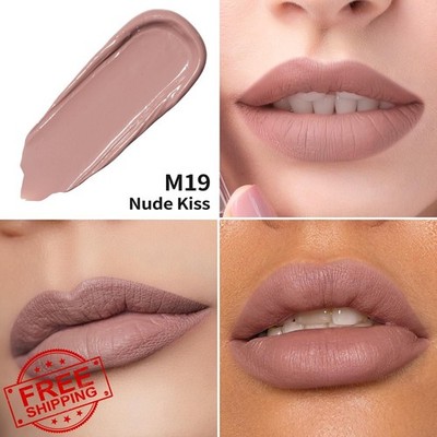 Oulac Matte Liquid Lipstick M19 Pink Nude Long Lasting Vegan Cruelty-Free