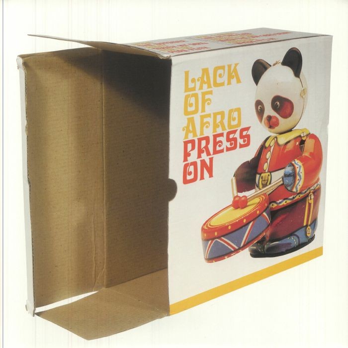 LACK OF AFRO - Press On (reissue) - TRANSLUCENT ORANGE VINYL LP