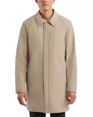 Hunter Castle Cloak Water Repellent Zip Front Coat Tan Jacket NWT Size Small