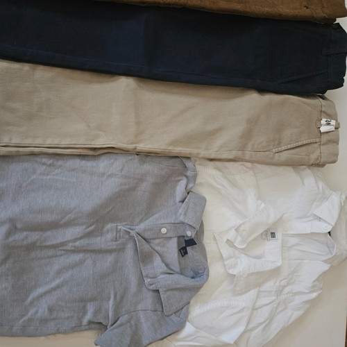 Janie and Jack Boys 6 Oxford Shirt Polo Shorts Shorts Cords Dress Lot BA1-35 - Picture 2 of 3