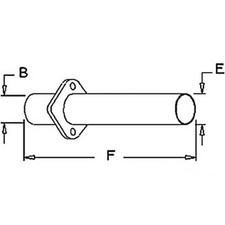 Exhaust Flange Adapter Fits John Deere 320 330 420 430 435 1010 440 440 At10523