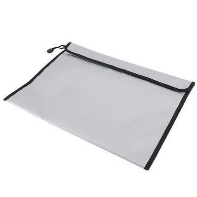 38*28CM Fireproof Waterproof Document Bag File Envolope Safe Storage With Zi SET