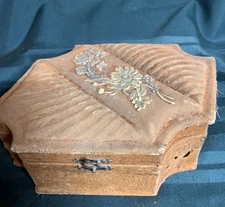 Antique Victorian Style Sewing Box with Tools