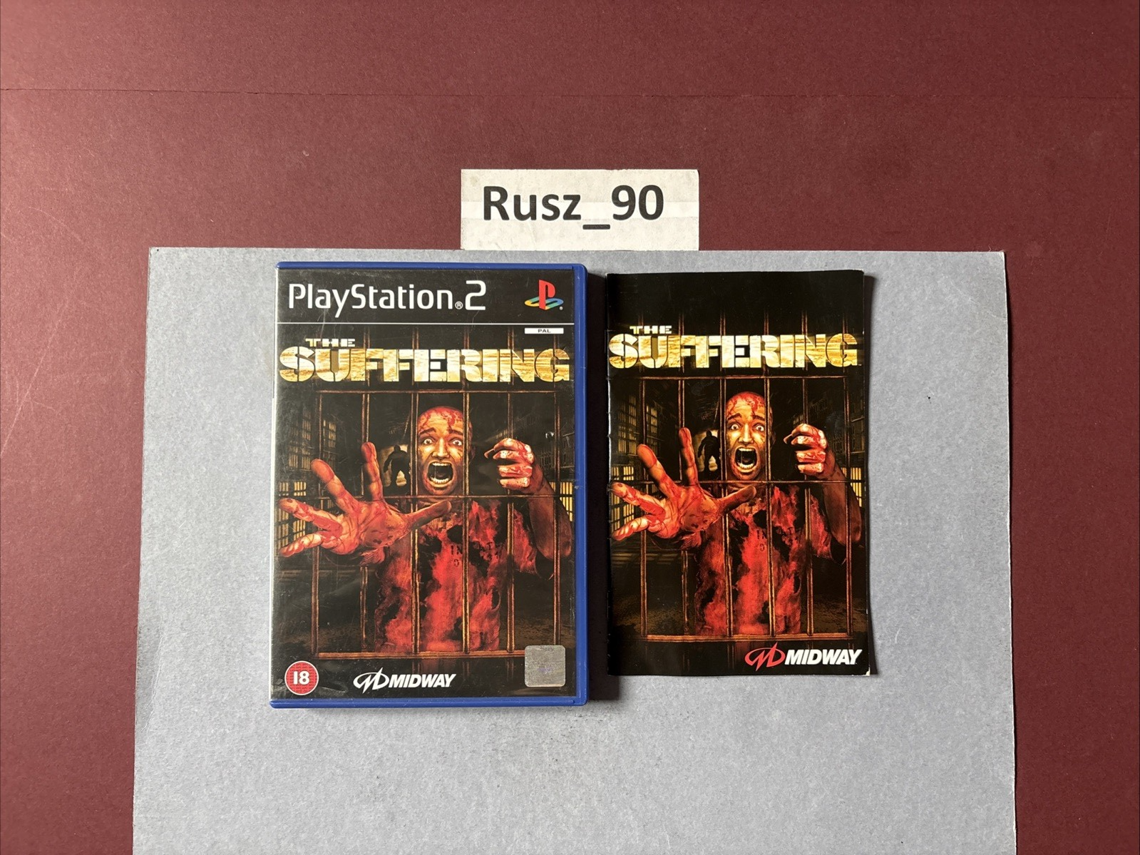 The Suffering PS2 PlayStation 2 2004 PEGI 18 UK PAL With Manual IN VG COND CIB