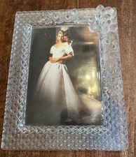Mikasa Crystal 5 X 7 Picture Frame Vintage.