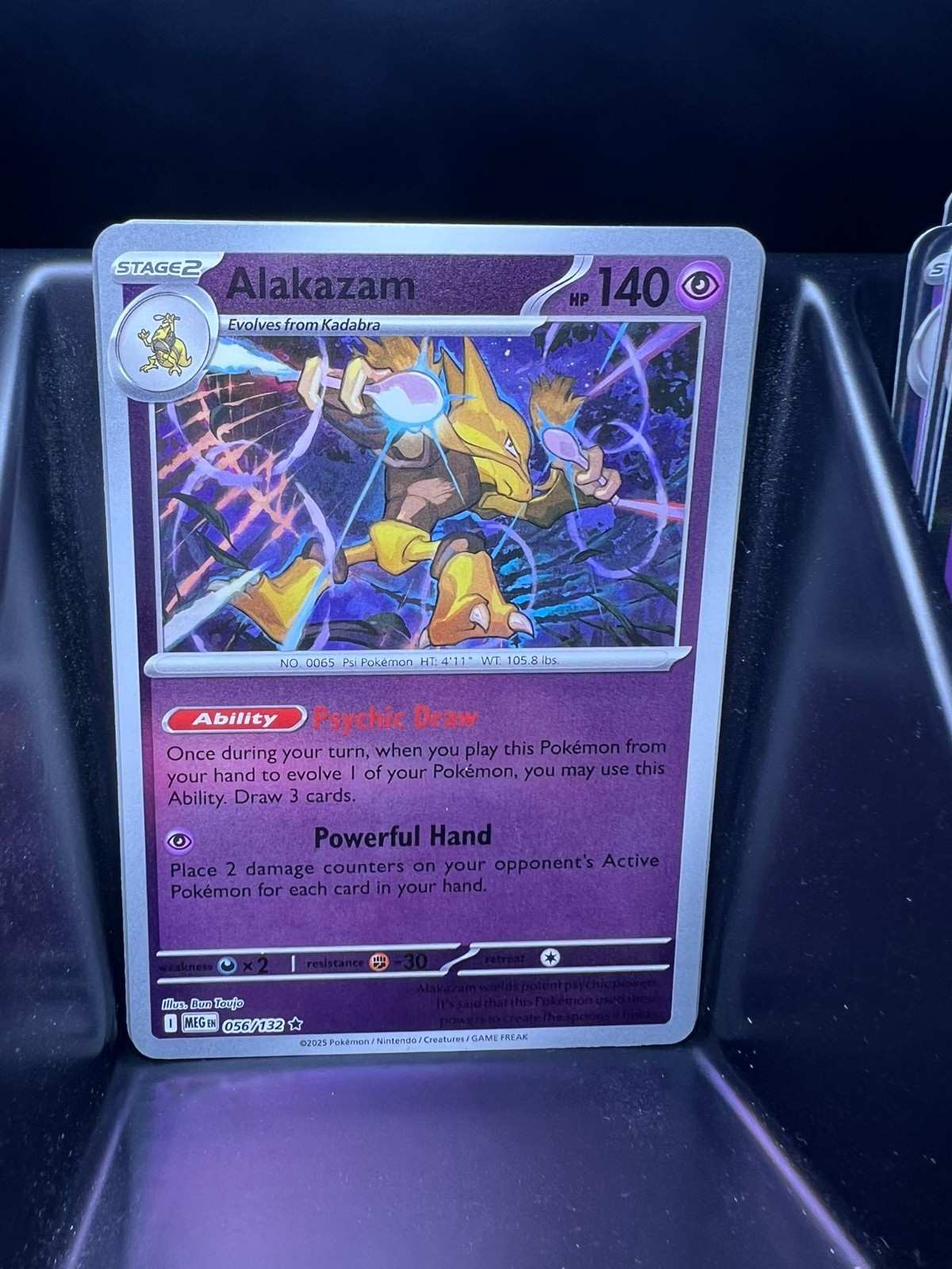 Alakazam 056/132 Me01: Mega Evolution Reverse Holo