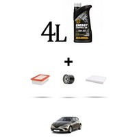 Hoffcar Set Service 3 Filter Und 4L ÖL FüR Renault Clio V 1.0 Sce 65 48Kw Von