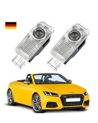 2X LED TÜRLICHT EINSTIEGSBELEUCHTUNG MIT PROJEKTOR FÜR A6 A5 A4 A3 A1 Q7 Q5 Q3