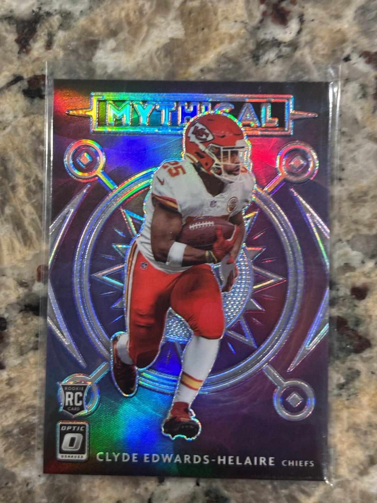 2020 Panini Donruss Optic - Mythical Clyde Edwards-Helaire #MY-15 Case Hit