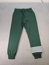 Sub Urban Riot Size XS Green Laguna Stripe Cambridge Drawstring Sweatpants
