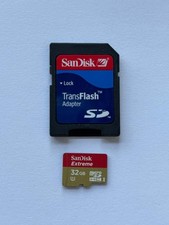 SanDisk Extreme 32 GB MicroSDHC I with Adapter