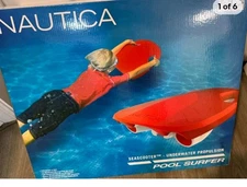 CLEARANCE! Nautica Lightweight Pool Surfer Water Scooter, 75min Runtime, 2.8MPH