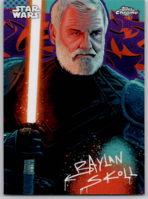 2025 Topps Chrome Star Wars Baylan Skoll Galactic Graffiti GG-2