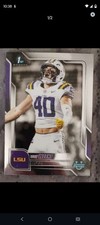 Topps 2025 Bowman University Chrome Whit Weeks 1st Bowman #128 LSU Tigers