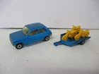 Matchbox Lesney Superfast Two Pack Renault 5TL & Motorcycle Trailer- blue, loose