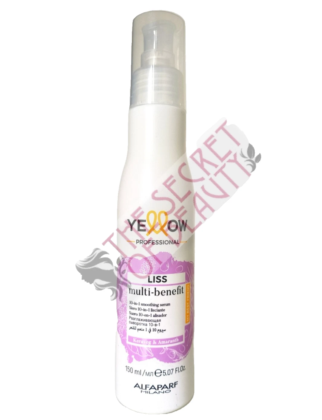 Alfaparf Yellow Multi- Benefit 10 in 1 Smoothing Serum Anti Fizz 150 ml Vegan