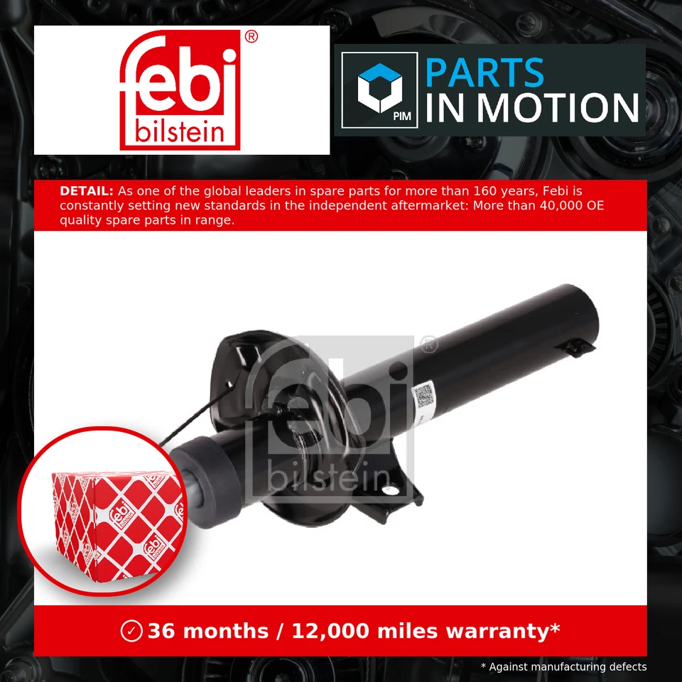 2x Shock Absorbers (Pair) Front 194146 Febi Damper 5N0413031AE 1T0413031BH New