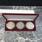 1921 PDS Morgan Silver Dollars in Littleton Packaging - Average Circulated -LT2