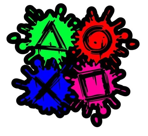 Gaming Gamer Game On Self Adhesive Sticker