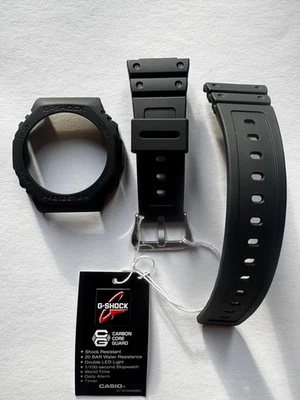 Bracelet Casio G-Shock Boîtier Noir et blanc en Caoutchouc - Photo 1/4