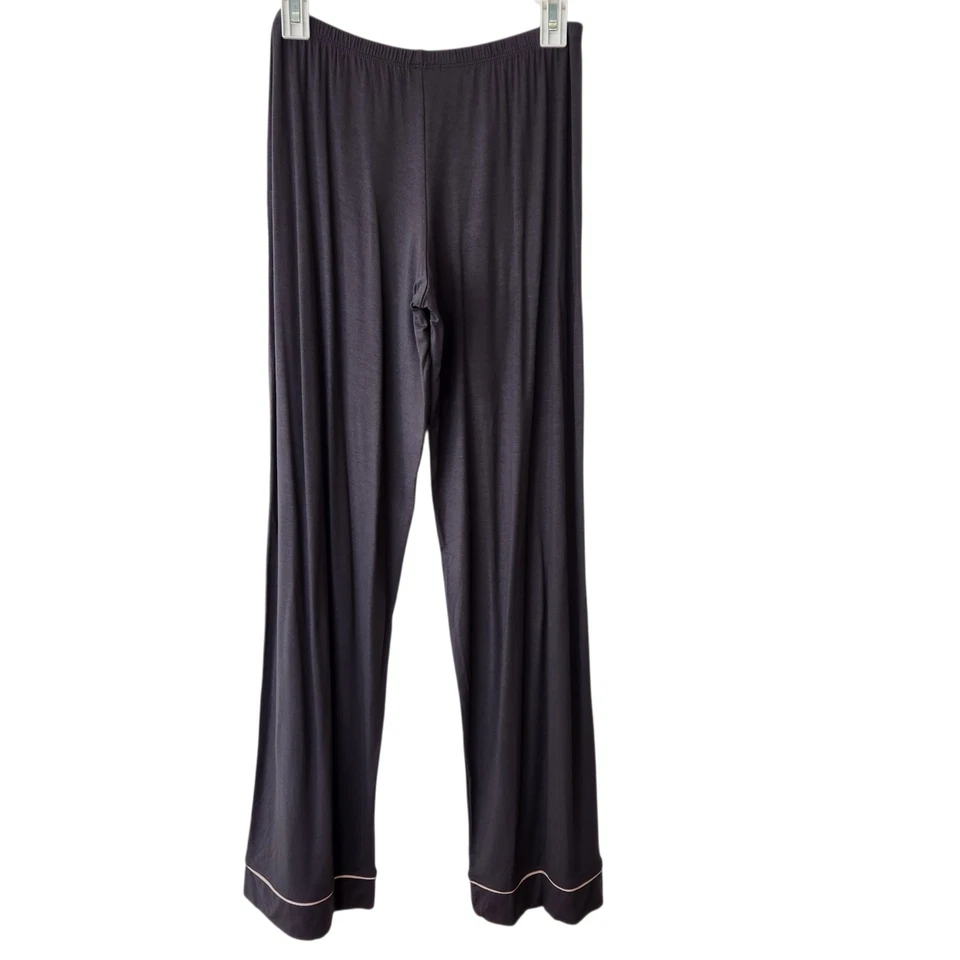 NWT EBERJEY Graphite/Pink Sorbet Gisele Long Pajamas Sleepwear Modal Set  Medium - Image 4 of 4