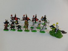 Lot of 18 Vintage Britains Ltd. Deetail 1971 Medieval Knights, Soldiers, Horses