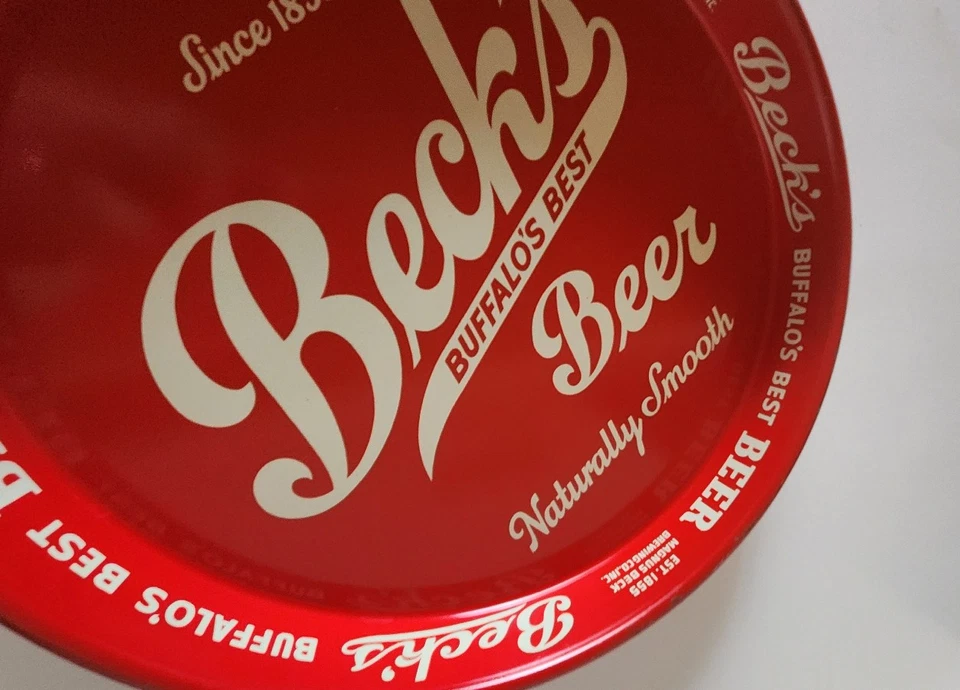 Beck's Buffalo's Best Beer Metal Beer Tray - Image 3 of 4