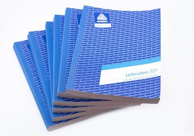 6 Bücher Avery Zweckform Lieferschein 721 Dreifach Durchschlag NEU unbenutzt