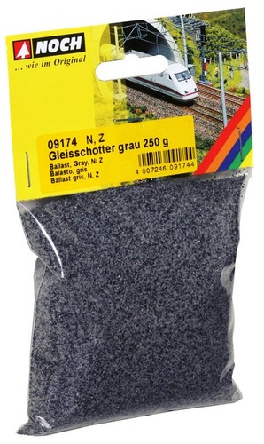 NOCH 9174 - N,Z Grava de Vía, Gris, 250 g - Nuevo | Zustand: Nuevo