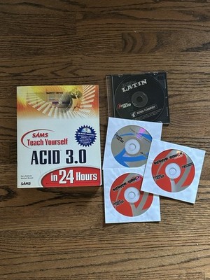 Sonic Foundry Loops For Acid Bundle Lot Sound Library CD Latin 8 Packs Soul Book