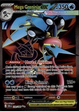 Mega Greninja ex - Holo Ultra Rare ME04: Chaos Rising 100/086 NM