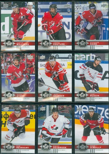 2017-18 TEAM CANADA CANADIAN TIRE, BLACK CANVAS OPC & EXCLUSIVES /100 SEE LIST - Picture 47 of 229
