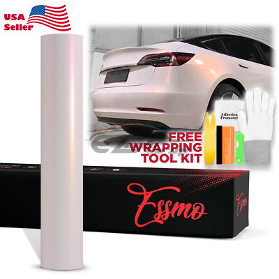 ESSMO PET Space Candy Gloss Silver Pink Car Vehicle Vinyl Wrap Decal Sticker