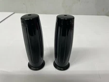 Yamaha classic style short black street bike Grips 7/8" handlebar 115 MM long