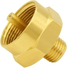 1LB Propane Gas Bottle Refill Adapter 1/4" NPT Male Thread 1"-20 Fitting for BBQ