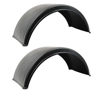 (2 Pack) Smooth Poly Fender for Trucks with 19.5'' or larger dual rear wheels