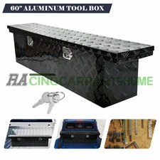 60"X12"X14" Heavy Duty Aluminum Pickup Truck Bed 5 Tread Pattern Truck Tool Box