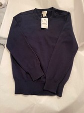 NEW Crewcuts Navy 100 Cotton Sweater - 6-7
