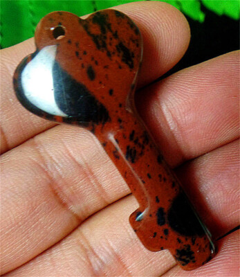 天然石バックルMahogany Obsidian Faceted Natural Mahogany Obsidian Gemstone Round Loose Beads