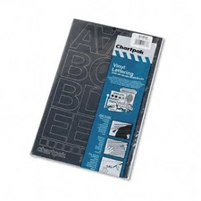  01050 Chartpak Products - Chartpak - Press-On Vinyl Letters & Numbers, Self Adh