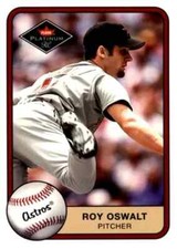 2001 Fleer Platinum #363 Roy Oswalt Rookie Houston Astros RC