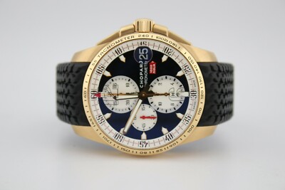 NEW CHOPARD MILLE MIGLIA GT XL 44MM 18K ROSE GOLD WATCH REF:161268-5010