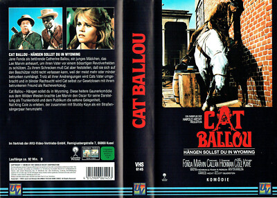 (VHS) Cat Ballou - Jane Fonda, Lee Marvin, Nat King Cole, Michael Callan (1965)