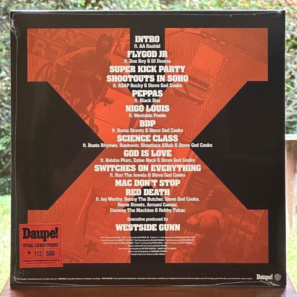 Westside Gunn WSG HWH 10 Vinyl X Daupe Griselda LE 500 Westside Gunn WSG HWH 10 Vinyl X Daupe Griselda LE 500