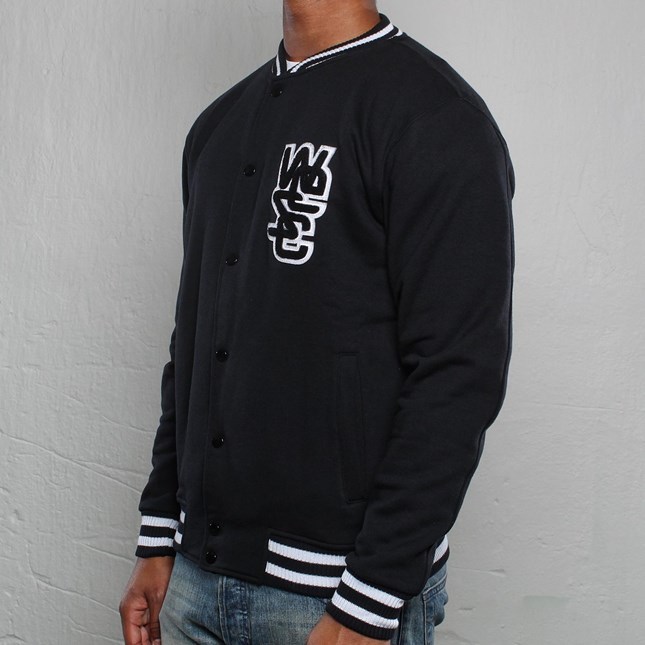 NOMANUAL】W.S VARSITY JACKET M size W.S VARSITY JACKET - BLACK (M