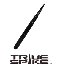 TRUE SPIKE 3PC BILLET 12" LONG FAT BULLET SPIKED ANTENNA BLACK FOR TOYOTA TUNDRA