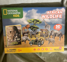 national geographic kids african wildlife 3D puzzel