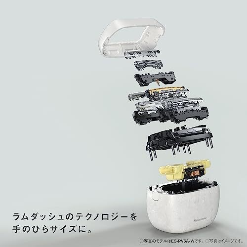 Panasonic LAMDASH PALM IN Compact Shaver Basic type 5 Blades ES