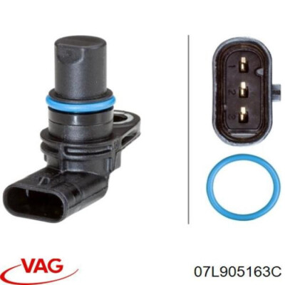 Camshaft Position Sensor For Audi A5 A7 A8 Q5 Quattro | OEM Fit 07L905163C | Replacement Sensor For 2.0T 3.0T Engines | Unbranded But High Quality 6 thumbnail image