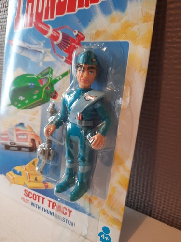 A Vintage 1992 New Sealed Thunderbirds Scott Tracy Matchbox 3.75" Action Figure. - Picture 3 of 12